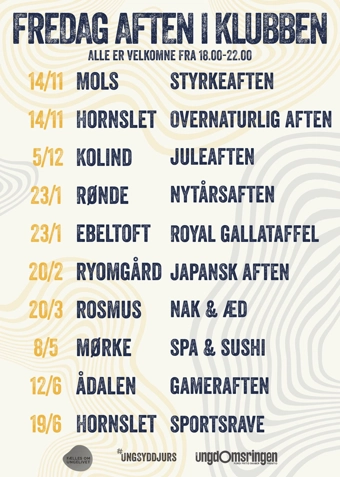 Fredag aften i klubben! - Klik for at tilmelde dig