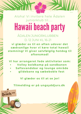 Hawaii fest - Klik for at tilmelde dig