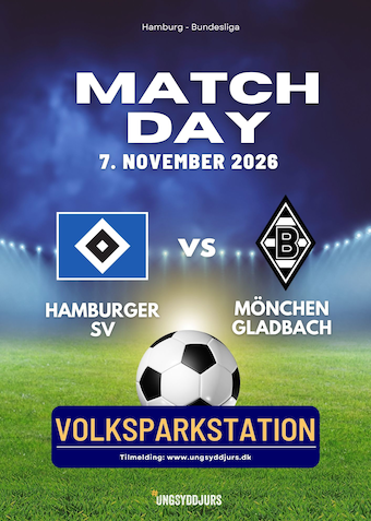 Fodboldtur til Hamburg efterår 2026 - Klik for at tilmelde dig
