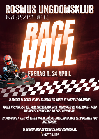 Racehall Rosmus Ungdomssklub - Klik for at tilmelde dig