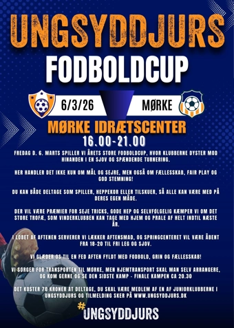 Fodbold Cup - Klik for at tilmelde dig