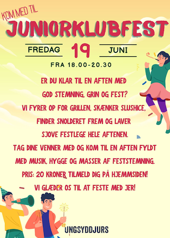 Juniorklubfest - Klik for at tilmelde dig
