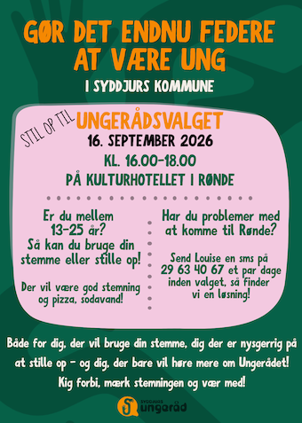 Ungerådsvalg 2026 - Klik for at tilmelde dig