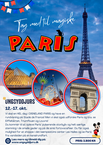 Paris 2025 - Klik for at tilmelde dig