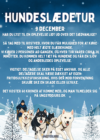 Hundeslædetur - Klik for at tilmelde dig