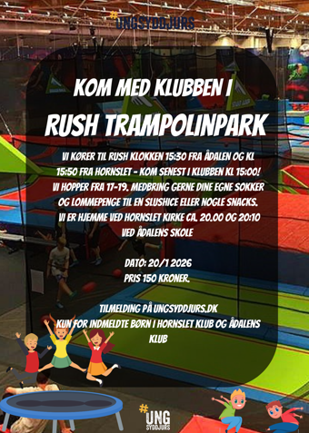 Rush med klubberne i Ådalen og Hornslet - Klik for at tilmelde dig