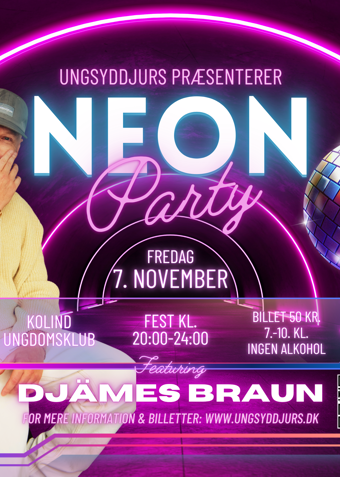 NEON PARTY  - Klik for at tilmelde dig