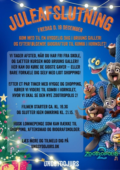 Kom med din klub til juleafslutning!