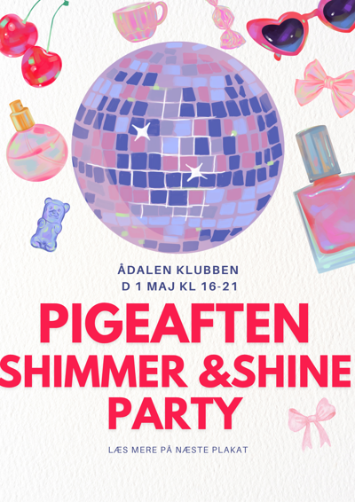 Pigeaften diskokugle