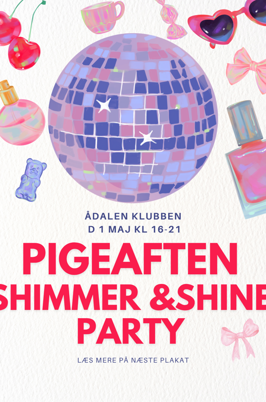 Pigeaften diskokugle