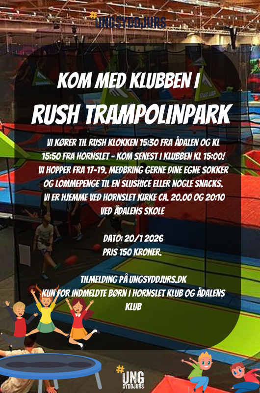 Kom med klubben til Rush!