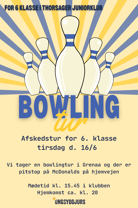 Bowling plakat