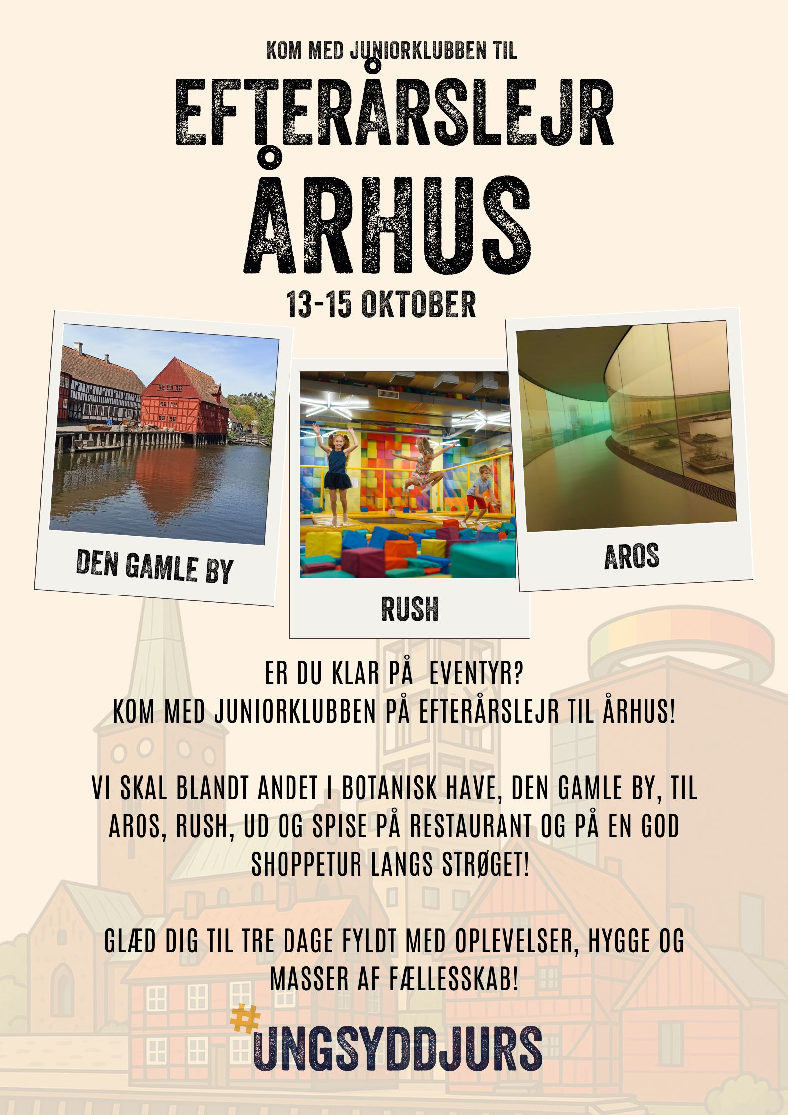 Kom med klubben på lejr til Århus!